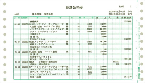 弥生 200026 得意先仕入先兼用元帳 2000セット