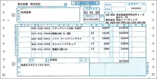 弥生 331021 家電業界統一伝票(E様式)