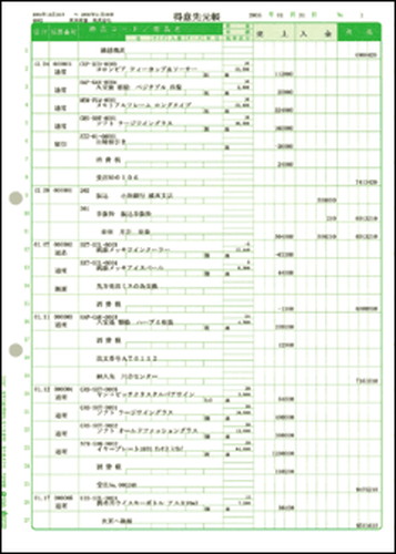 弥生 332007 兼用元帳(単票用紙) 1000枚