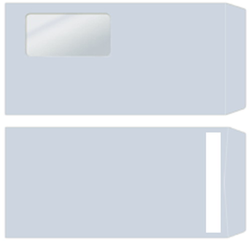弥生 333117 窓付封筒 長3 (アクア)シールのり付き 200枚