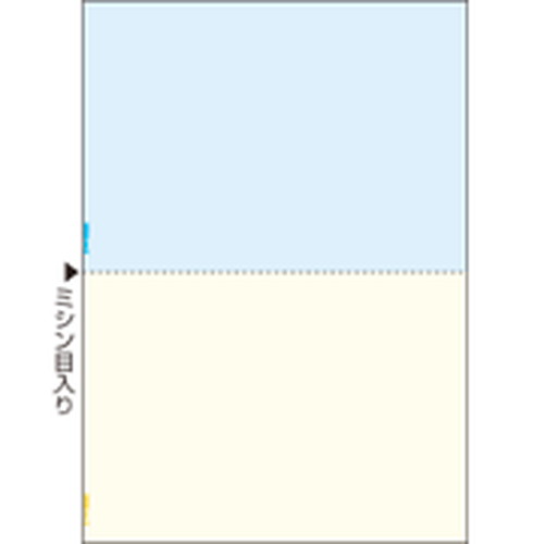 BPC2010 マルチプリンタ帳票 A4ノーカーボンカラー2面【販売終了】