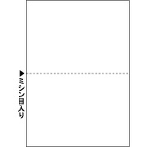 FSC2054 マルチプリンタ帳票FSC A5 白紙 2面