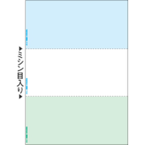 FSC2081 マルチプリンタ帳票FSC A4 カラー 3面