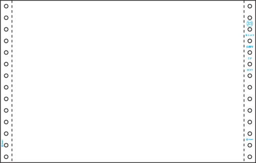 GB373 ストックフォーム B5ヨコ・白紙 250セット