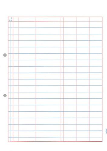 PCA PA1203F 元帳C 1,000枚【販売終了】